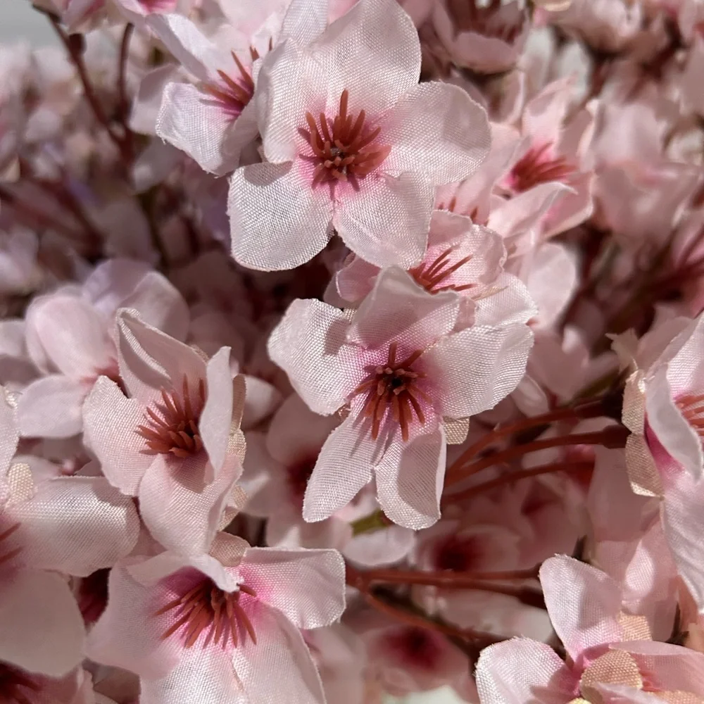 Pink Cherry Blossom Artificial Flowers (16 stems)
